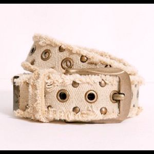 Grommet Canvas Belt- Free People